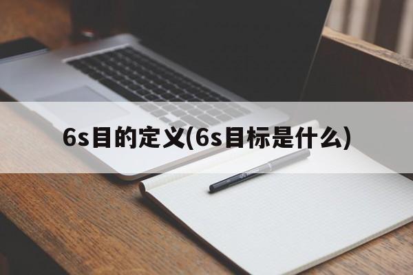 6s目的定义(6s目标是什么)